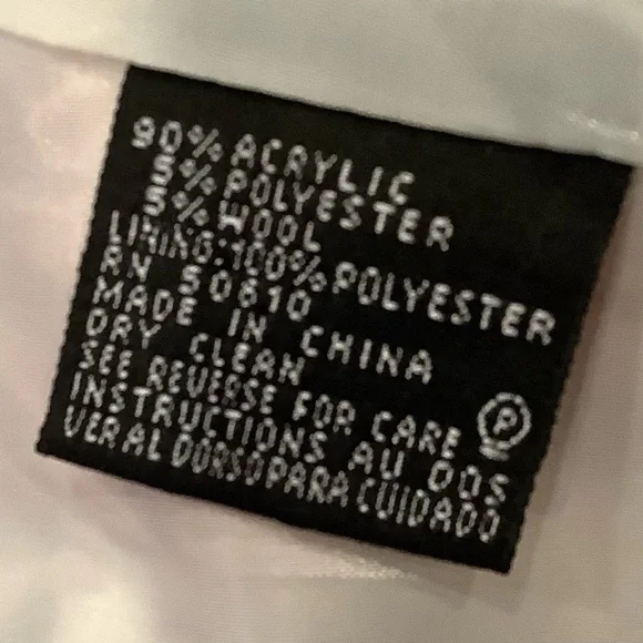 Kasper Long Pink and Cream Patterned Blazer Coat with Matching Skirt Size 4 - Picture 13 of 15